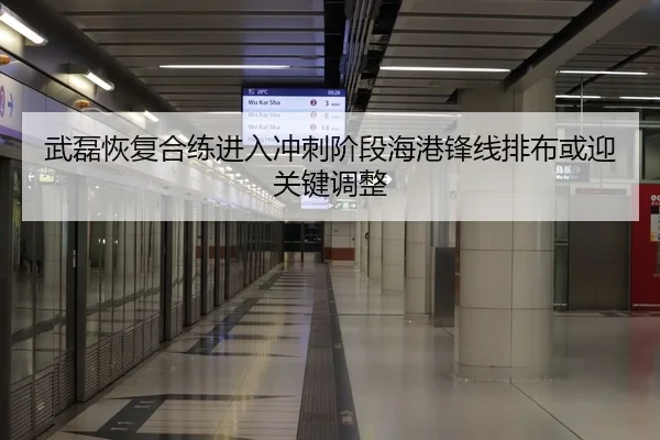 武磊恢复合练进入冲刺阶段海港锋线排布或迎关键调整